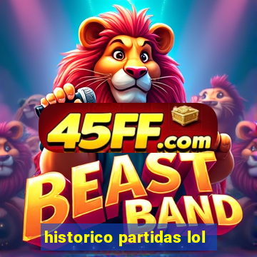 historico partidas lol